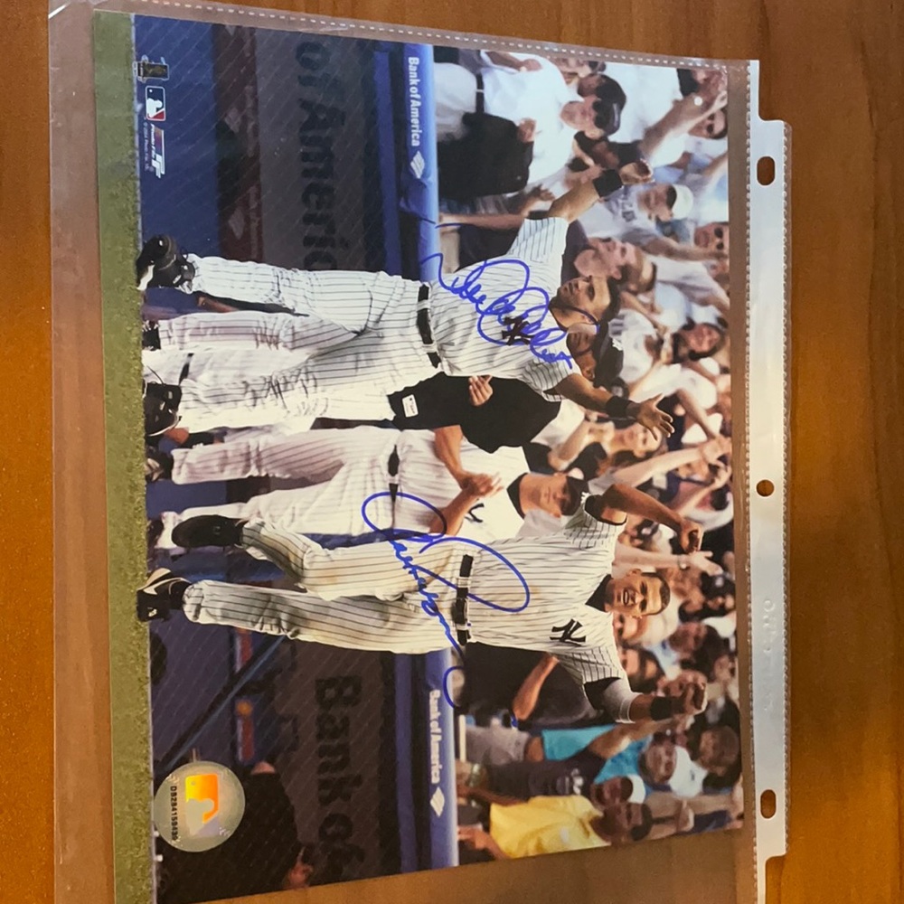 Derek Jeter and Alex Rodriguez Autograph